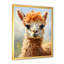 Brun majestueux Alpaca Portrait II - Alpaca, art mural-872245900-838419030