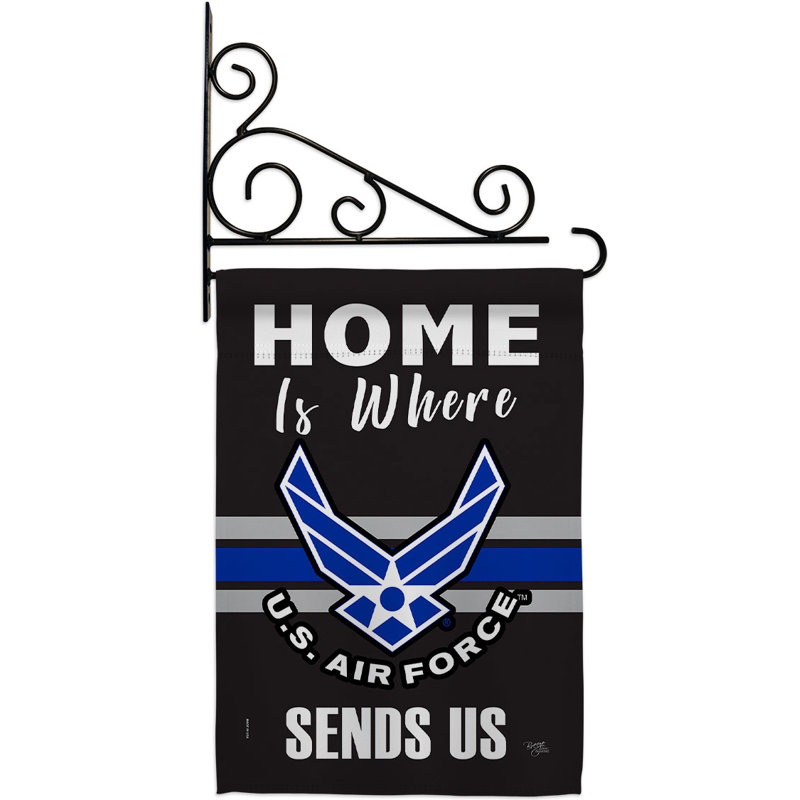 Ensemble de drapeaux en polyester 18,5 po x 13 po Home Is Where