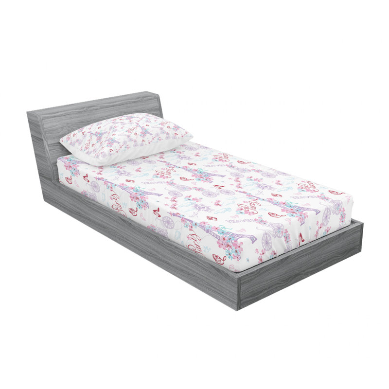 Microfiber Sheet Set, Twin XL Sheet Set with Fitted Sheet