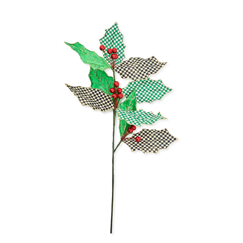 Check It Out Holly Leaf Spray