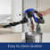 MOOSOO Anti-Tangle Cordless Stick Vacuum Cleaner with LED Display, 30mins Running Time