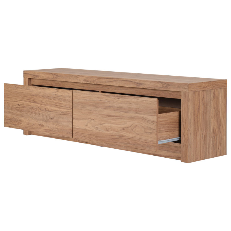 Marchella 56" W Wooden Storage Bench With 2 Drawers