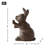 Cast Iron Rabbit Doorstop | Vintage Bunny Floor Wedge