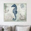 « seaside postal : hippocampe », reproduction d’impression sur toile tendue-23682962