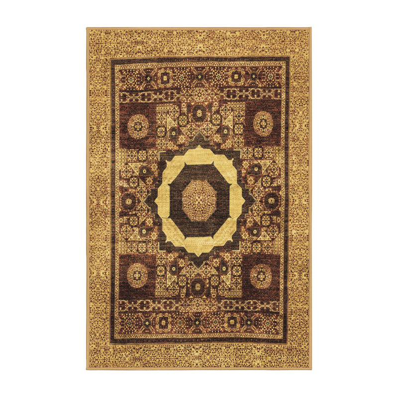 Washable Oriental Indoor Rug, Runner 2' x 5'