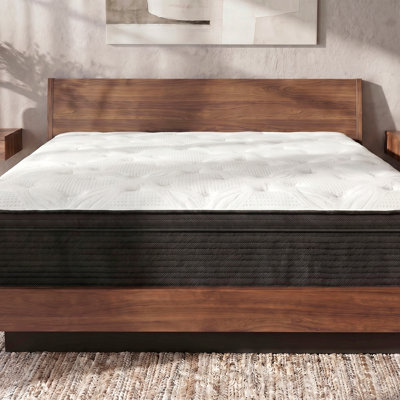 California King 13" Plush Hybrid Cooling Pocketed Coils Mattress