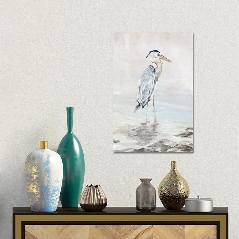 Heron Beauty II - Giclée sur toile tendue avec châssis, H 18 po x l 12 po