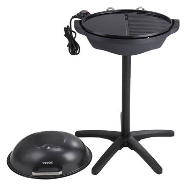 Better Chef Indoor Outdoor 14 in. Black Tabletop Electric Barbecue