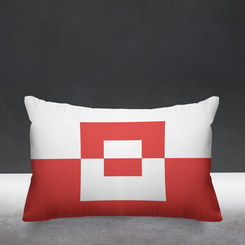 Coussin lombaire intérieur / extérieur Luella, Corail