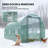 Walk-In Greenhouse With 2 Support Rods