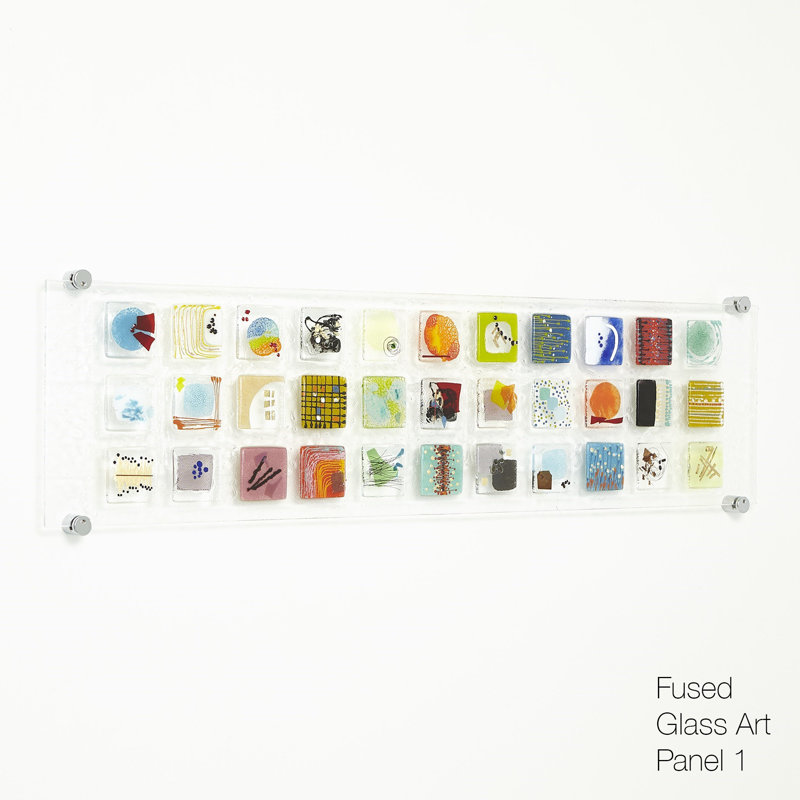 Fused Glass Art Panel 1