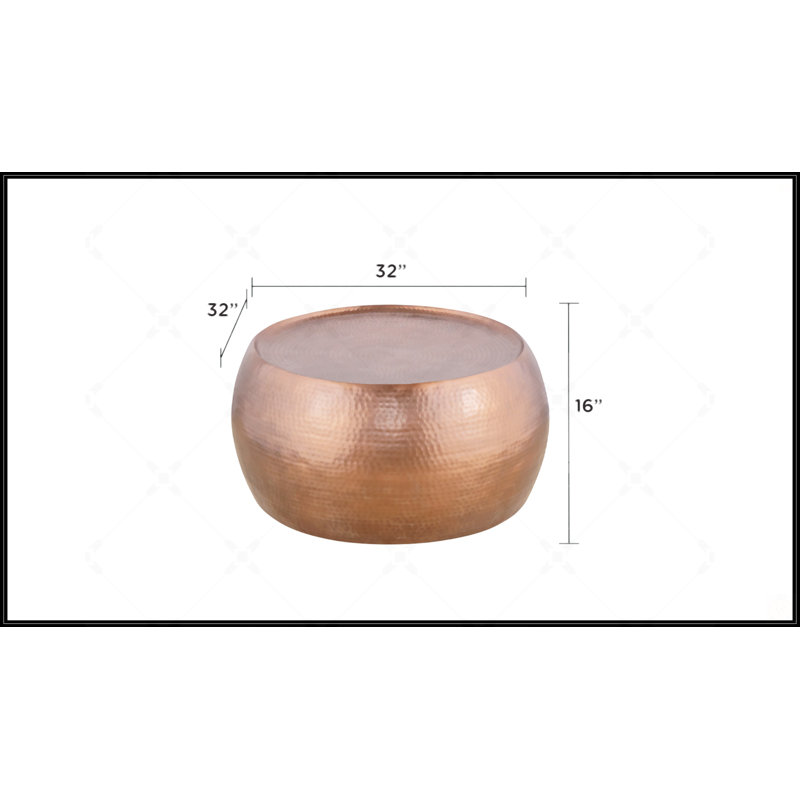 Table basse 32 ", Cuivre