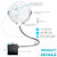 Luxrite 4" Commercial LED Recessed Light, J-Box, 9/12/15W, 3 Colour Selectable 3000K-5000K, IC Rated, Wet Rated, UL Listed 6 Pack