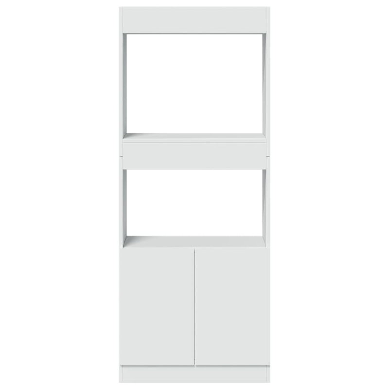 140cm H x 63cm W Standard Bookcase, White