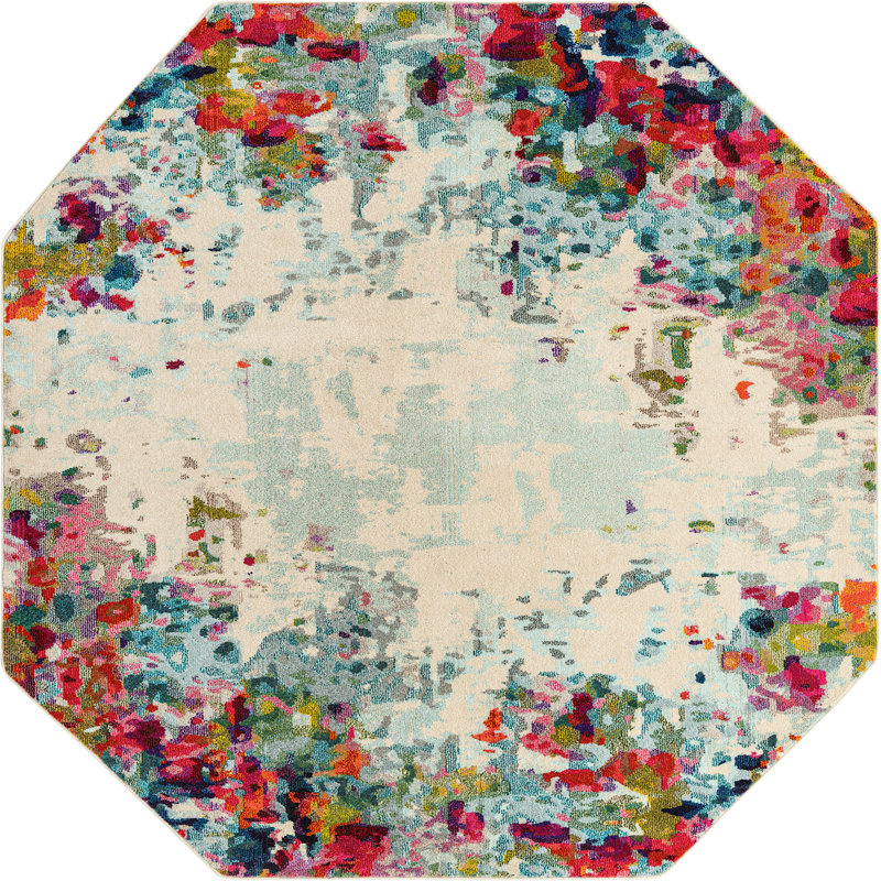 Tapis ivoire Patrocinia, Octogone 7 pi 11 po x 7 pi 11 po