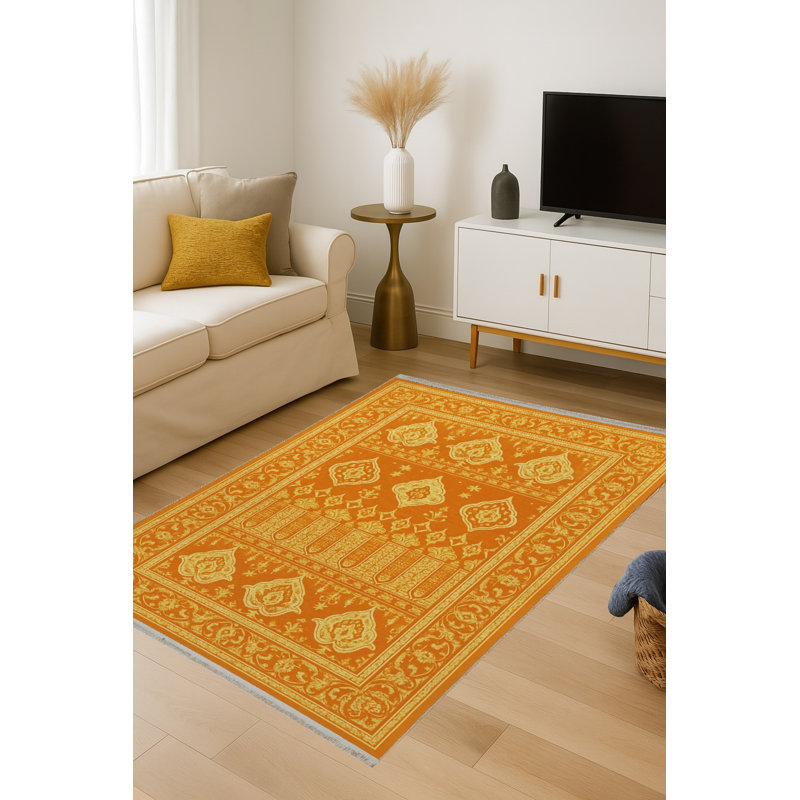 Tapis tissé crème Mosso, 3'11" x 5'11"