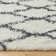 Anouchka Geometric Shag Area Rug