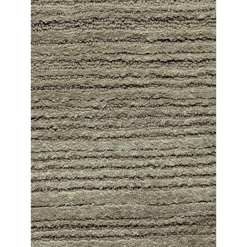 Nayash Hand Tufted Rectangle Indoor Area Rug in Beige, Fendi, Rectangle  8 X 10 (FT)
