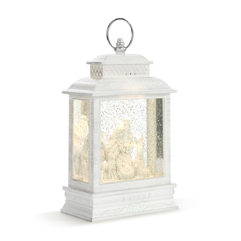 Christmas Lighted Nativity Lantern