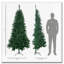 Demi-arbre de Noël artificiel 7 pi