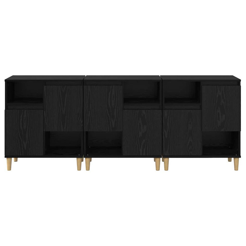 60cm Sideboard, Black Oak