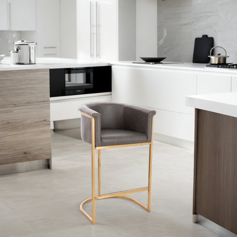 Tabouret Szeto, Gris foncé