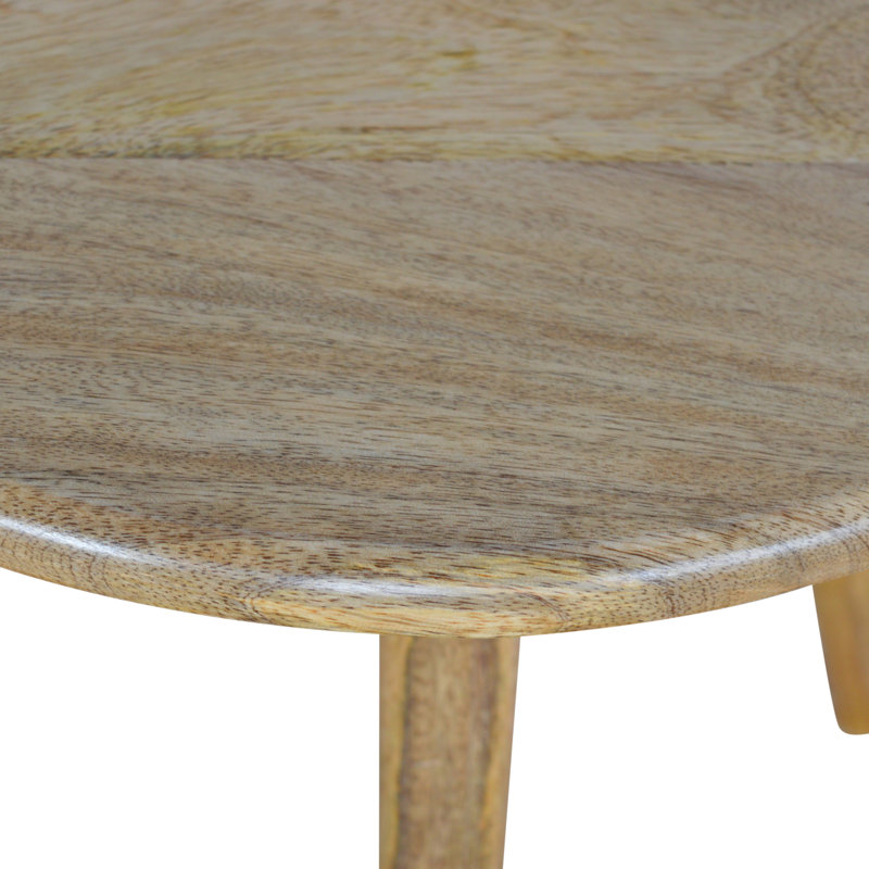 Scandinavian Solid Wood Nesting Side Table Set