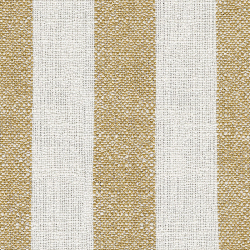 Coussin Birch Lane Harding, Rayures jaunes, Polyester, Carré 17 po