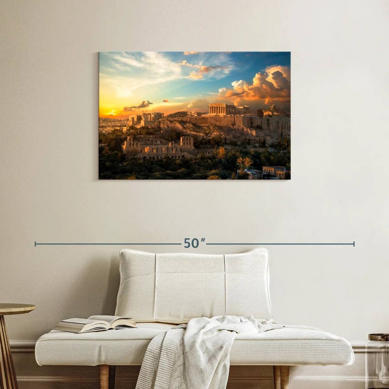 Nicci Glorious Acropolis Sunset, H 24 po x l 36 po
