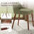 High Back Dining Chair with Ergonomic Curved Back, Padded Seat & Solid Wood Legs-1499108735