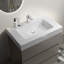 Meuble-lavabo autoportant en noyer avec lavabo, grand meuble-lavabo autoportant pour salle de bain moderne, lavabo une pièce sans drain ni robinet, pré-assemblé-1483742145-1483742144