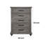 Commode pour femme à 5 tiroirs Annapolis