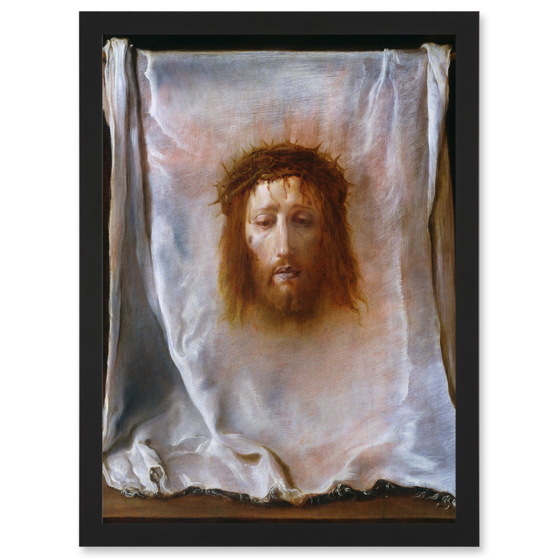 Domenico Fetti Italian Veil Veronica Jesus Christian - Single Picture Frame Print