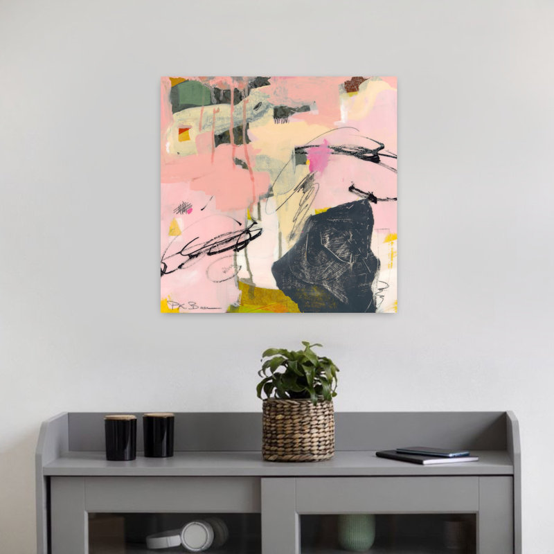 Sylvan Zephyr n ° 4, art contemporain abstrait, H 18 po x l 18 po