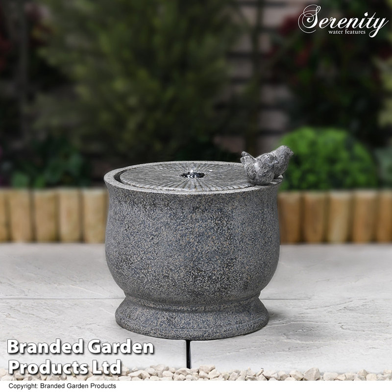 Darvone Weather Resistant Birdbath Fountain