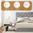 Storage Platform Bed with 4 Drawers and Adjustable Diamond Pattern Linen Headboard-393136116-384487603