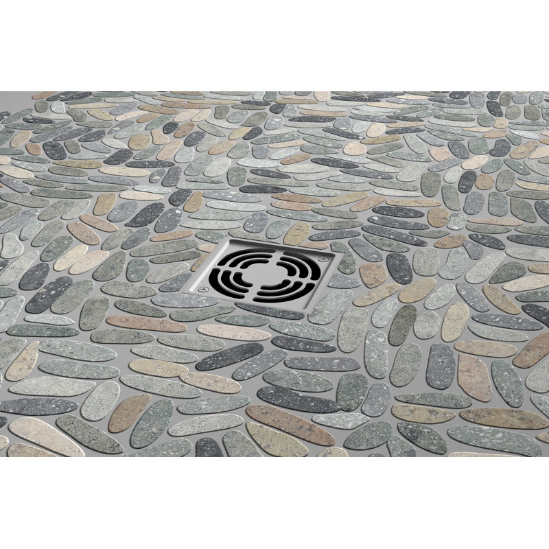 Carrelage de sol et mural Venetian Pebbles Flt Multicolor 12 po x 12 po