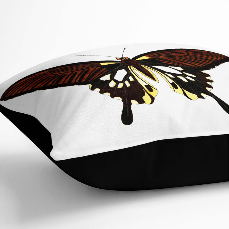 Square Throw Cushion, Black, 55 x 55 cm