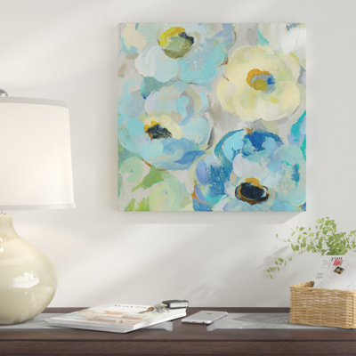 " Fresh Teal Flowers II "