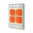 Papier avec cadre en chrome poli