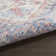 Machine Washable Oriental Blue/Red Area Rug