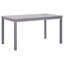  Table et chaise d'extérieur en bois d'acacia massif gris standard-1645772387