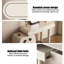 Coiffeuse avec miroir lumineux, 5 tiroirs, 1 chaise