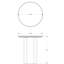 Marbelle - Martie Side Table - Toronto Sand Marble Finish