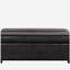 Lit simple avec repose-pieds pliant avec matelas et lit d'invité convertible noir-1065908105