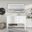 48" Double Sink Bathroom Vanity Base Only with Drawers and Shelves, Sink Not Included-105864396
