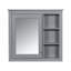 Meuble-lavabo 30 po avec lavabo supérieur et armoire à miroir-420104182