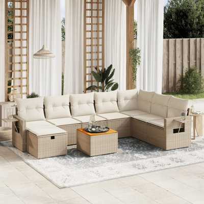 Ensemble de canapé de jardin Vidaxl