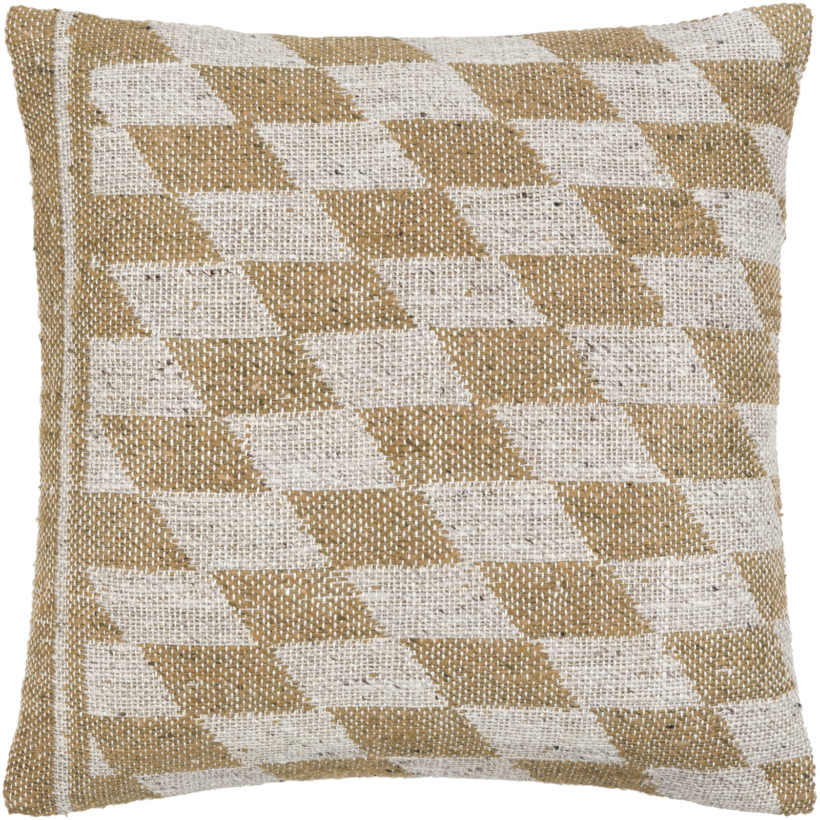 Mahala Geometric Viscose Blend Pillow Cover, 22" x 22", Pillow Cover Only - No Insert