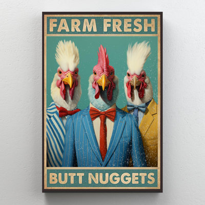 Farm Fresh Butt Nuggets - 1 Piece Rectangle Graphi " Farm Fresh Butt Nuggets "
